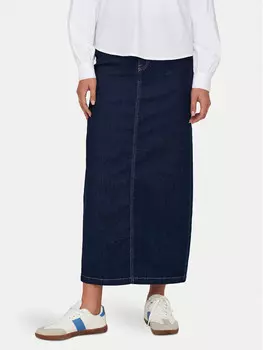 Джинсовая юбка стандартного кроя Jdy, синий