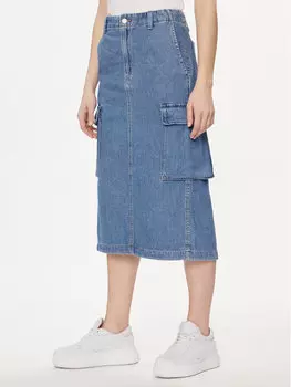 Джинсовая юбка стандартного кроя Levi's, синий