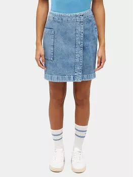 Джинсовая юбка стандартного кроя Mustang, синий