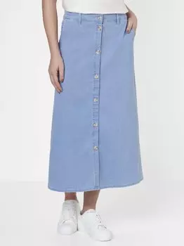 Джинсовая юбка стандартного кроя Paddock`S, серый