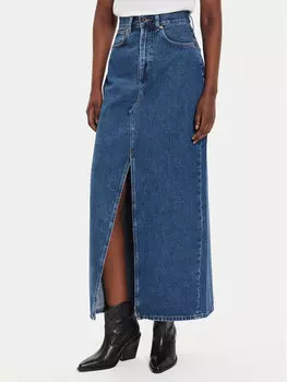 Джинсовая юбка стандартного кроя Pepe Jeans, синий