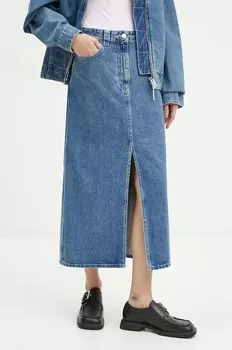 Джинсовая юбка Sunnei, синий