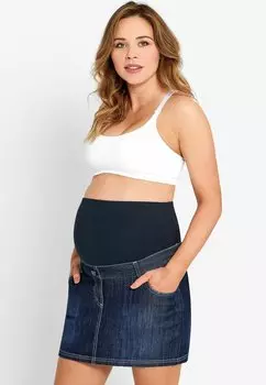 Джинсовая юбка темного цвета JoJo Maman Bb