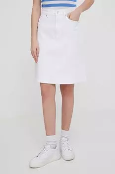 Джинсовая юбка Tommy Hilfiger, белый