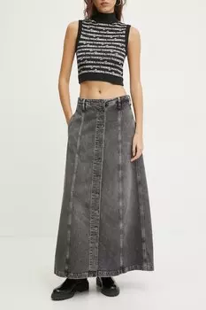 Джинсовая юбка Tommy Jeans, серый