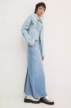 Джинсовая юбка Tommy Jeans, синий