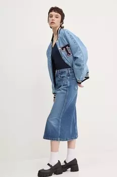 Джинсовая юбка Tommy Jeans, синий