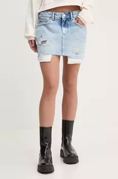 Джинсовая юбка Tommy Jeans, синий