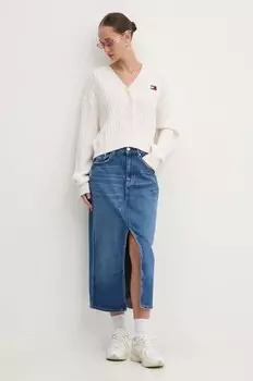 Джинсовая юбка Tommy Jeans, синий