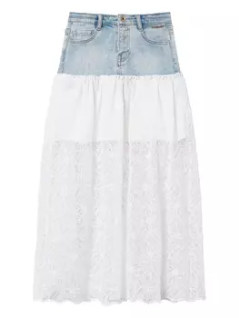 Джинсовая юбка TWINSET Kids, синий