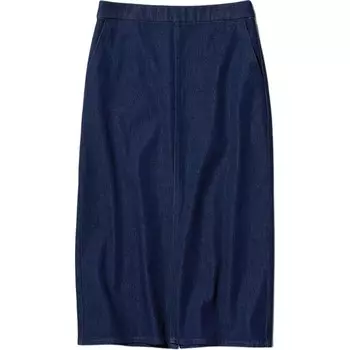 Джинсовая юбка Uniqlo, темно-синий