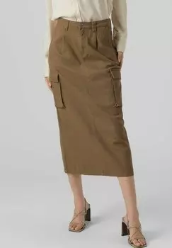 Джинсовая юбка Vero Moda, хаки