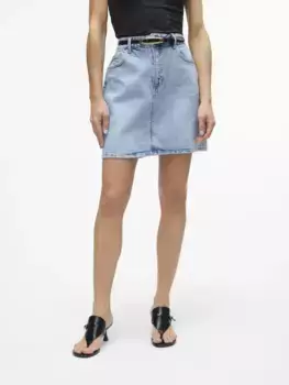 Джинсовая юбка Vero Moda "VMTESSA HR SHORT DNM SKIRT MIX GA NOOS", голубой