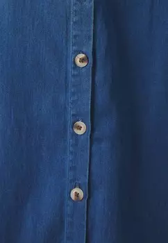 Джинсовая юбка VIBISTA MIDI SKIRT VILA, темно-синий деним