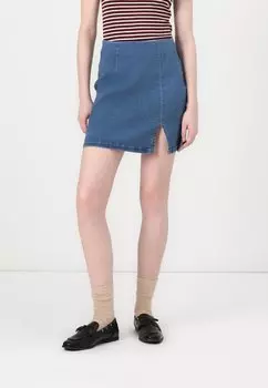 Джинсовая юбка VMNELLY Vero Moda, цвет Medium Blue Denim