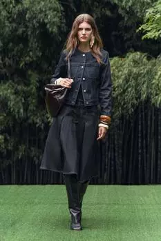 Джинсовая юбка ZARA, синий