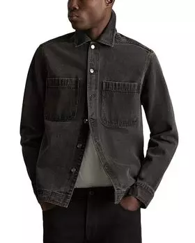 Джинсовая верхняя рубашка REISS, черный