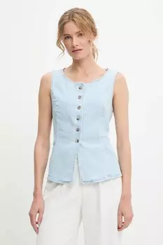 Джинсовая жилетка Answear.Lab, синий