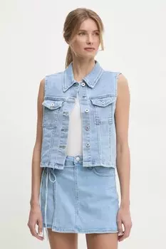 Джинсовая жилетка Answear.Lab, синий