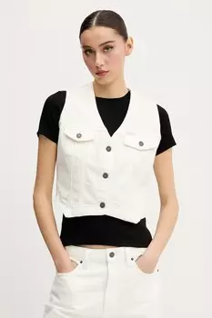 Джинсовая жилетка Guess Jeans, бежевый