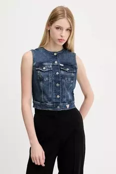 Джинсовая жилетка Guess Originals, синий