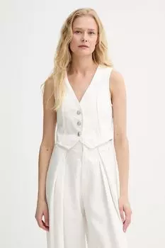 Джинсовая жилетка Morgan, белый