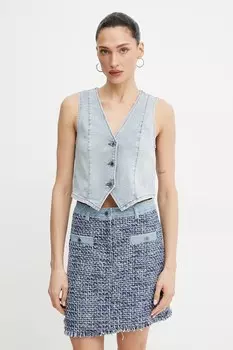 Джинсовая жилетка Morgan, синий