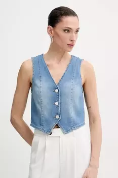 Джинсовая жилетка Morgan, синий