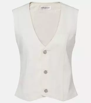 Джинсовая жилетка Victoria Beckham, Washed White