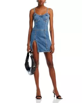 Джинсовое мини-платье BLANKNYC, синий