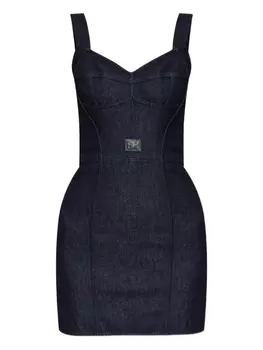 Джинсовое мини-платье Dolce & Gabbana, синий