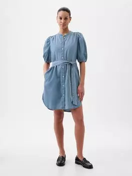 Джинсовое мини-платье Gap, синий