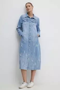 Джинсовое пальто Answear Lab, синий