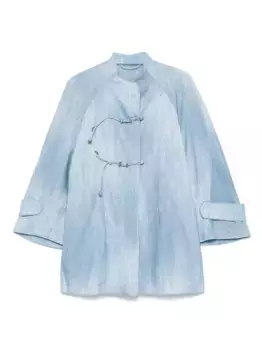 Джинсовое пальто Ermanno Scervino, синий