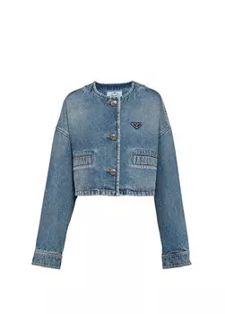 Джинсовое пальто Prada