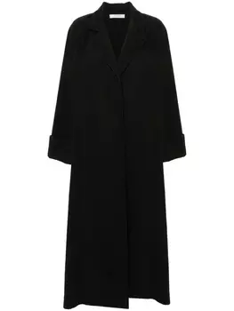 Джинсовое пальто с подвернутыми манжетами Max Mara, черный