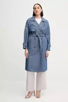 Джинсовое пальто Sisley, синий