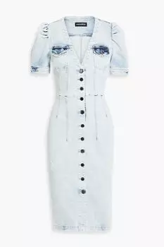 Джинсовое платье Annie с потертостями RETROFTE, синий