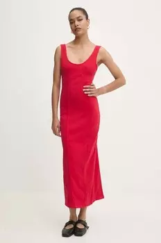 Джинсовое платье Answear Lab, красный