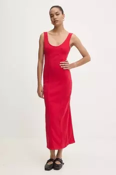 Джинсовое платье Answear Lab, красный