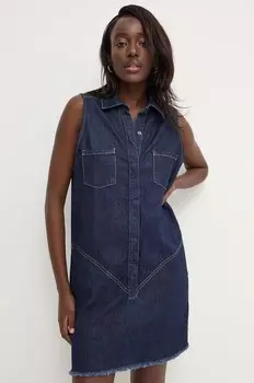 Джинсовое платье Answear Lab, темно-синий