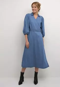 Джинсовое платье ARPA WRAP Culture, цвет dark blue wash