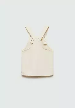 Джинсовое платье ARY Mango Kids, кремовый