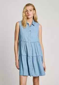 Джинсовое платье ARYA Pepe Jeans, светло-голубой