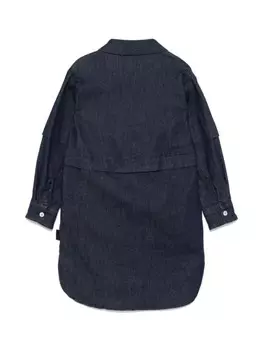 Джинсовое платье Aspesi Kids, синий