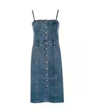 Джинсовое платье бюстье с корсетным дизайном Levi'S, синий
