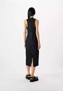 Джинсовое платье COLUMN DRESS Calvin Klein, темно-синие джинсы