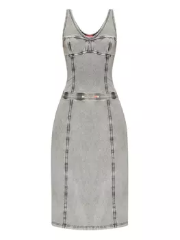 Джинсовое платье D-Inny Diesel, серый