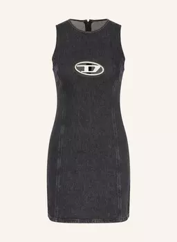 Джинсовое платье de-ferriz-fsd с вырезом Diesel, черный