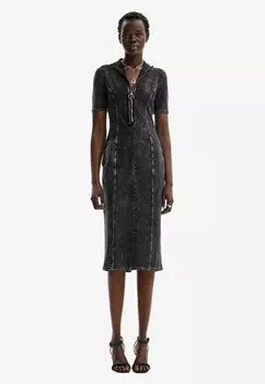 Джинсовое платье Desigual, черное